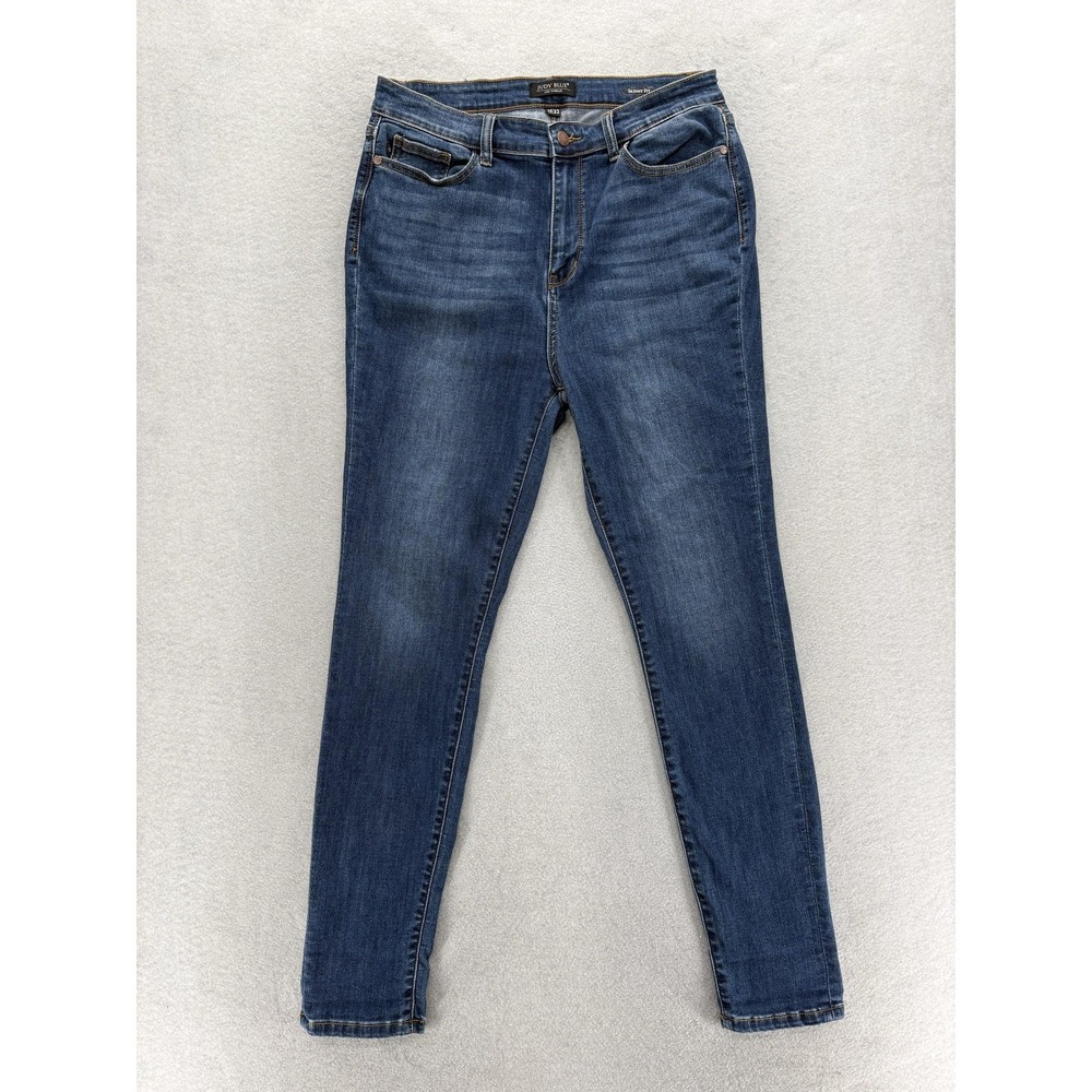 Judy Blue Skinny Fit Jeans Womens 15/32 Blue Med Wash Stretch Denim Preppy Pants
